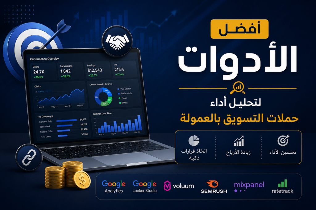 أفضل أدوات تحليل حملات التسويق بالعمولة وتحسين الأرباح.
